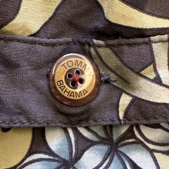 TOMMY BAHAMA Swim Trunks Men Shorts Lined Paradise Nation Gray Tropical Large - Picture 5 of 10